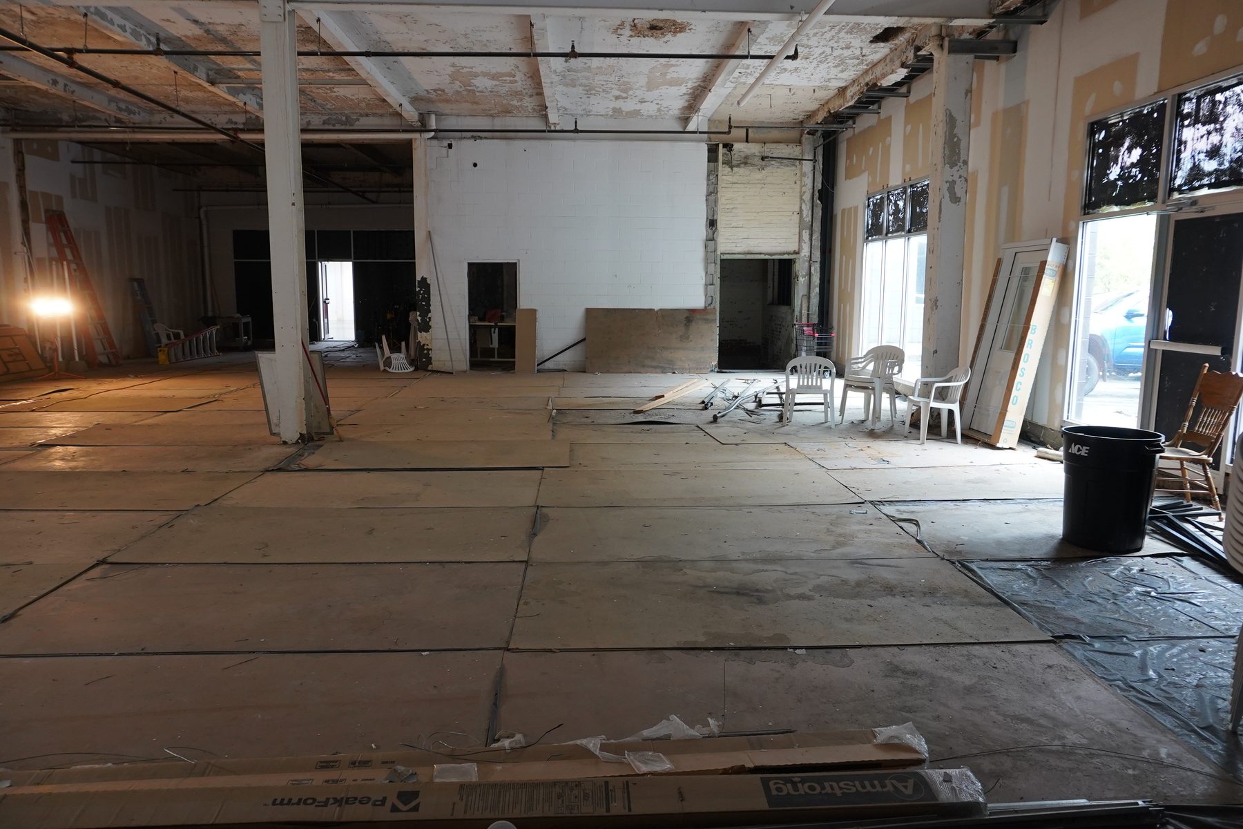 Great Hall mill interior before renovation